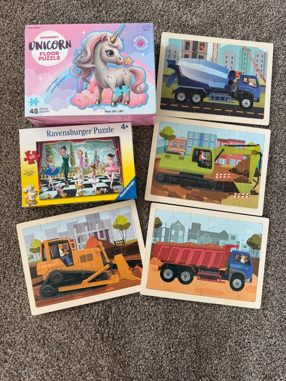 6 kids puzzles
